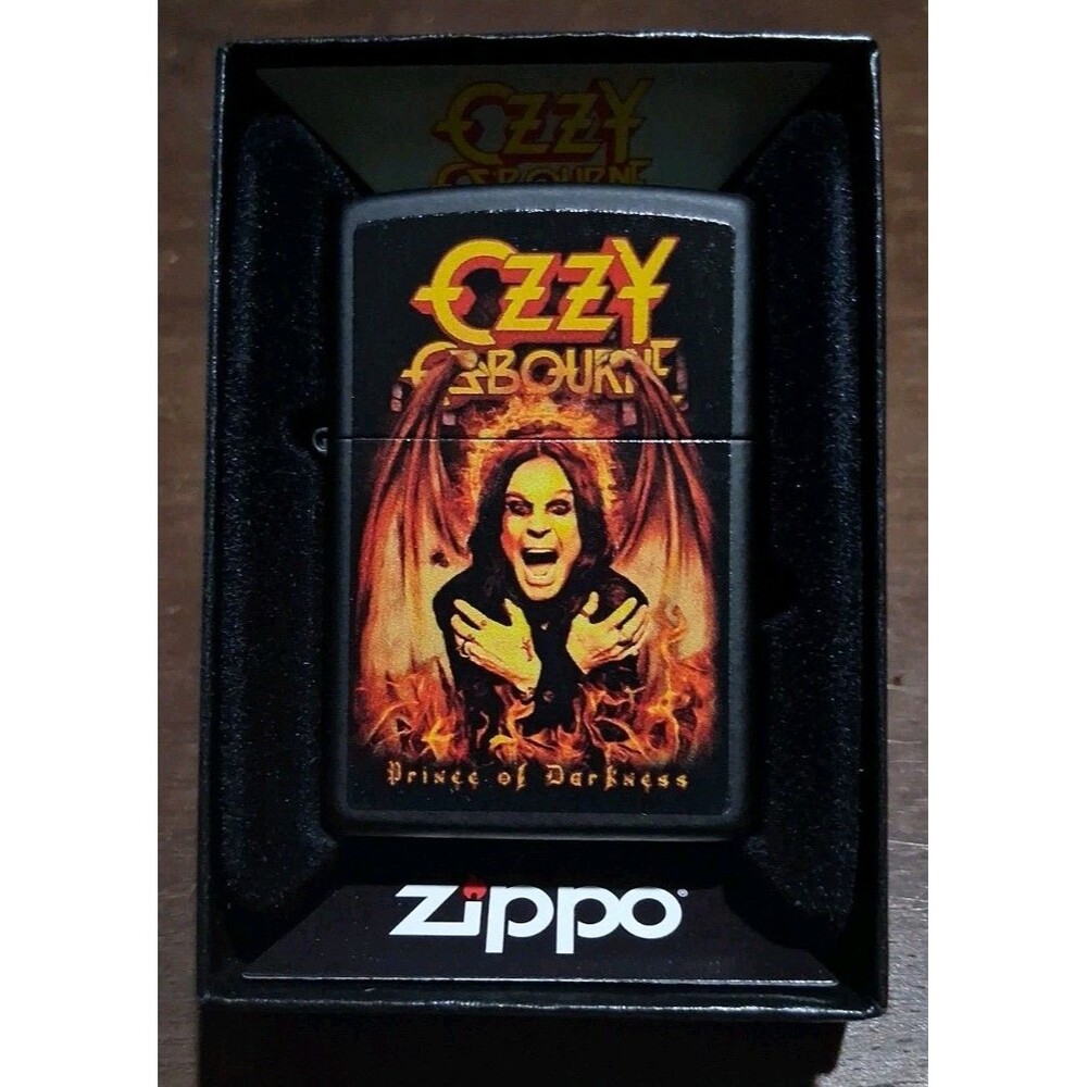 Ozzy Osbourne  Prince of Darkness Rock & Roll Zippo Lighter